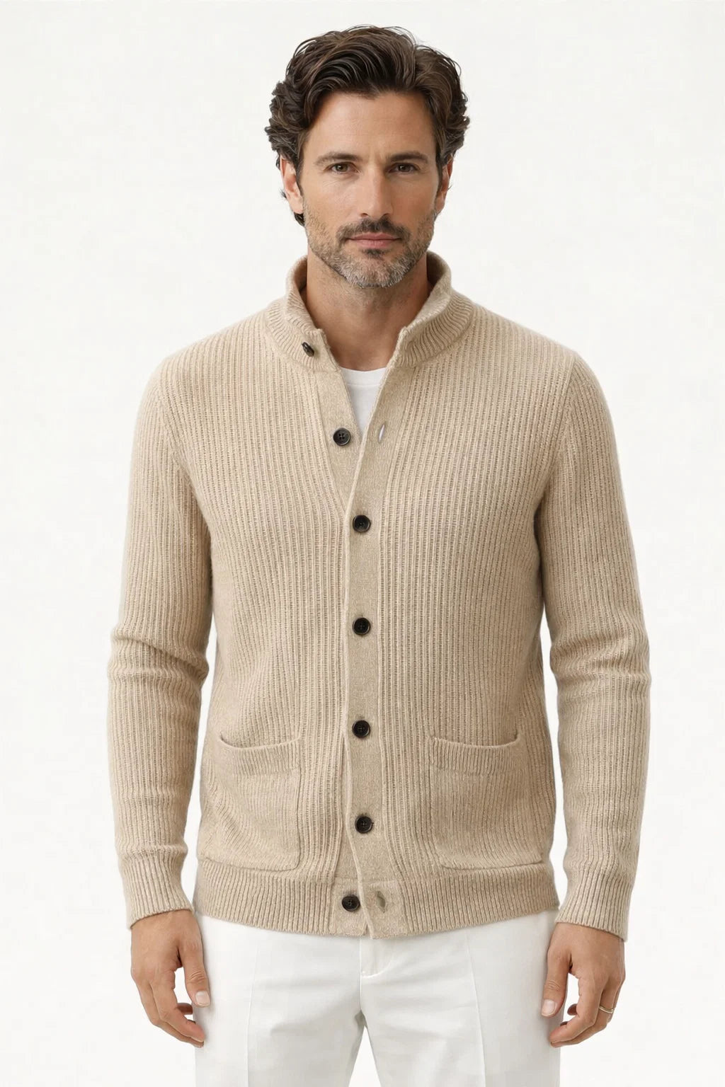 Nombre Beige Knit Vest