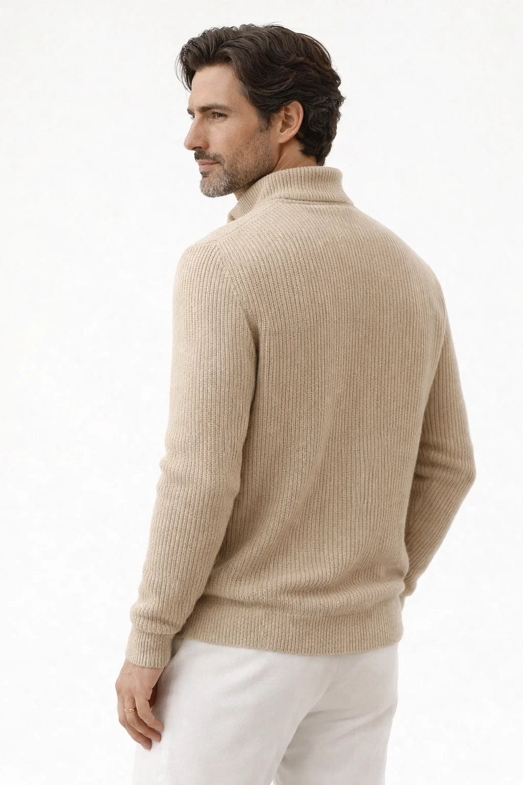 Nombre Beige Knit Vest