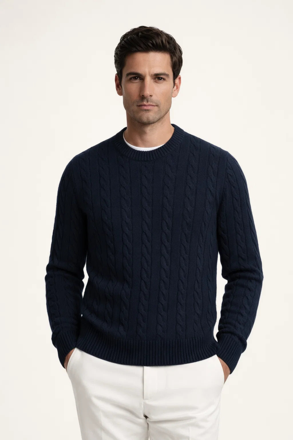 Cortona Cashmere Knit Navy