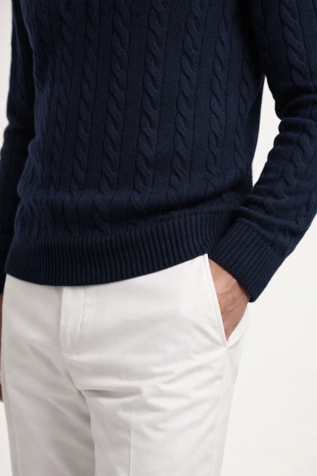 Cortona Cashmere Knit Navy