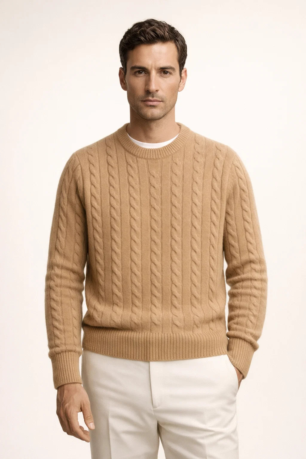 Cortona Cashmere Knit Camel