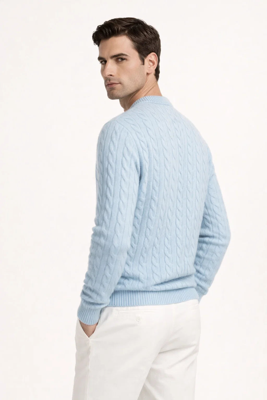 Cortona Cashmere Knit Blue