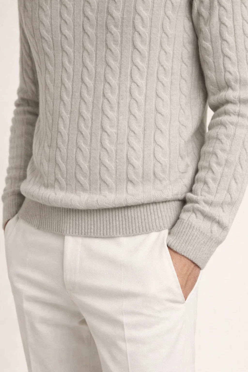 Cortona Cashmere Knit Grey