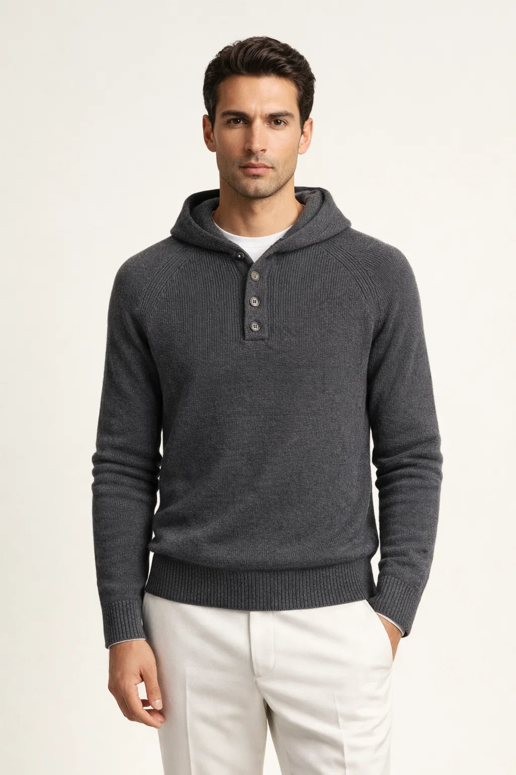 Nobi Cable Knit Sweater Grey