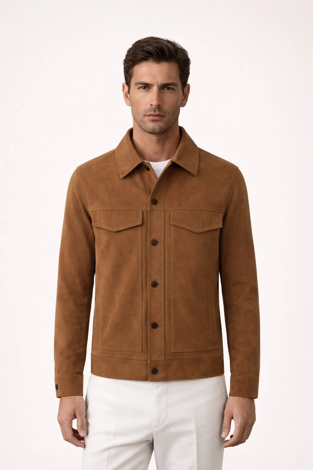Light Brown Suede Jacket