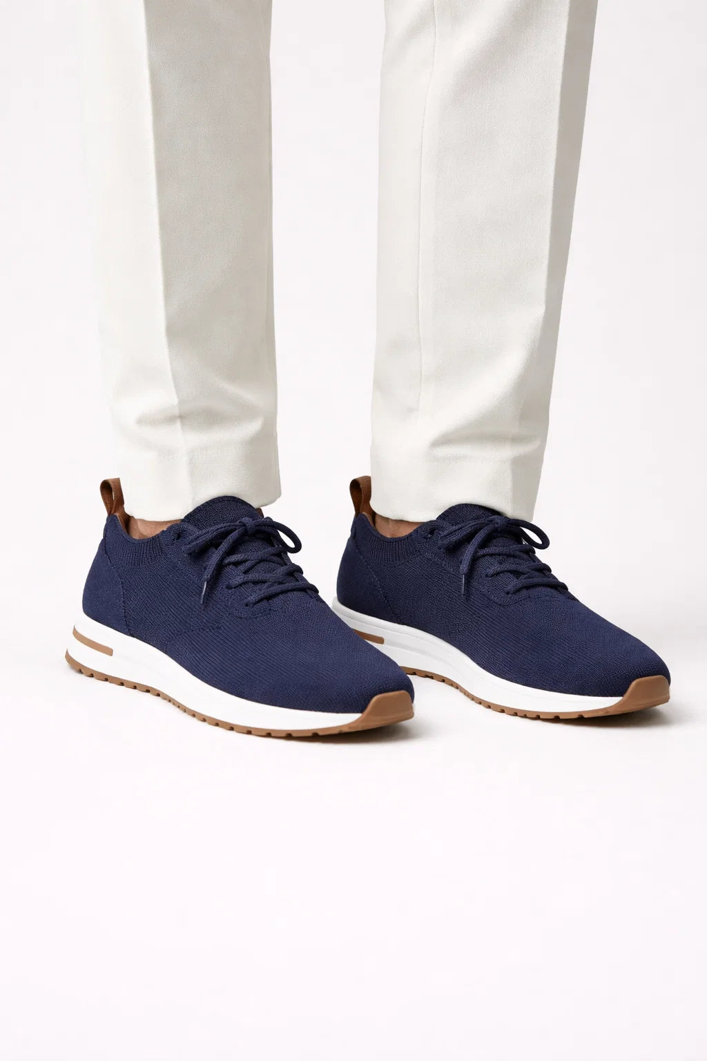 Light Navy Active Knit Sneaker