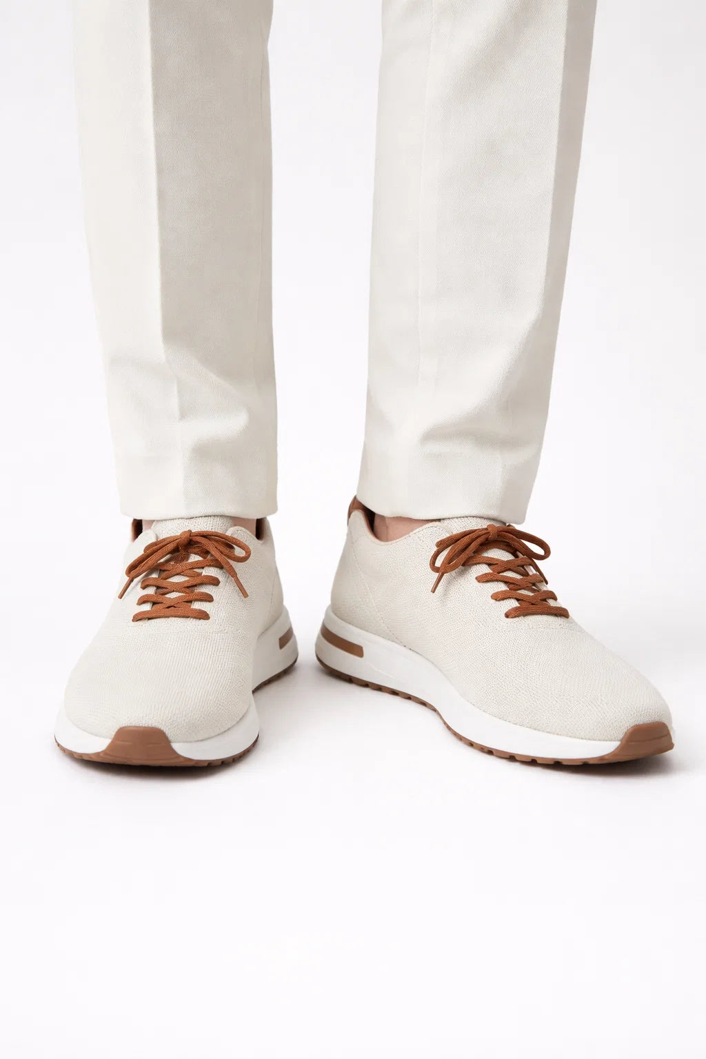 Light Ivory Active Knit Sneaker