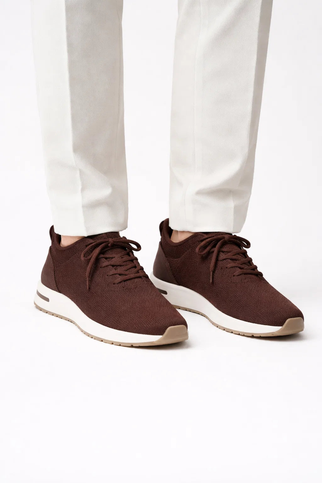 Light Mocha Active Knit Sneaker