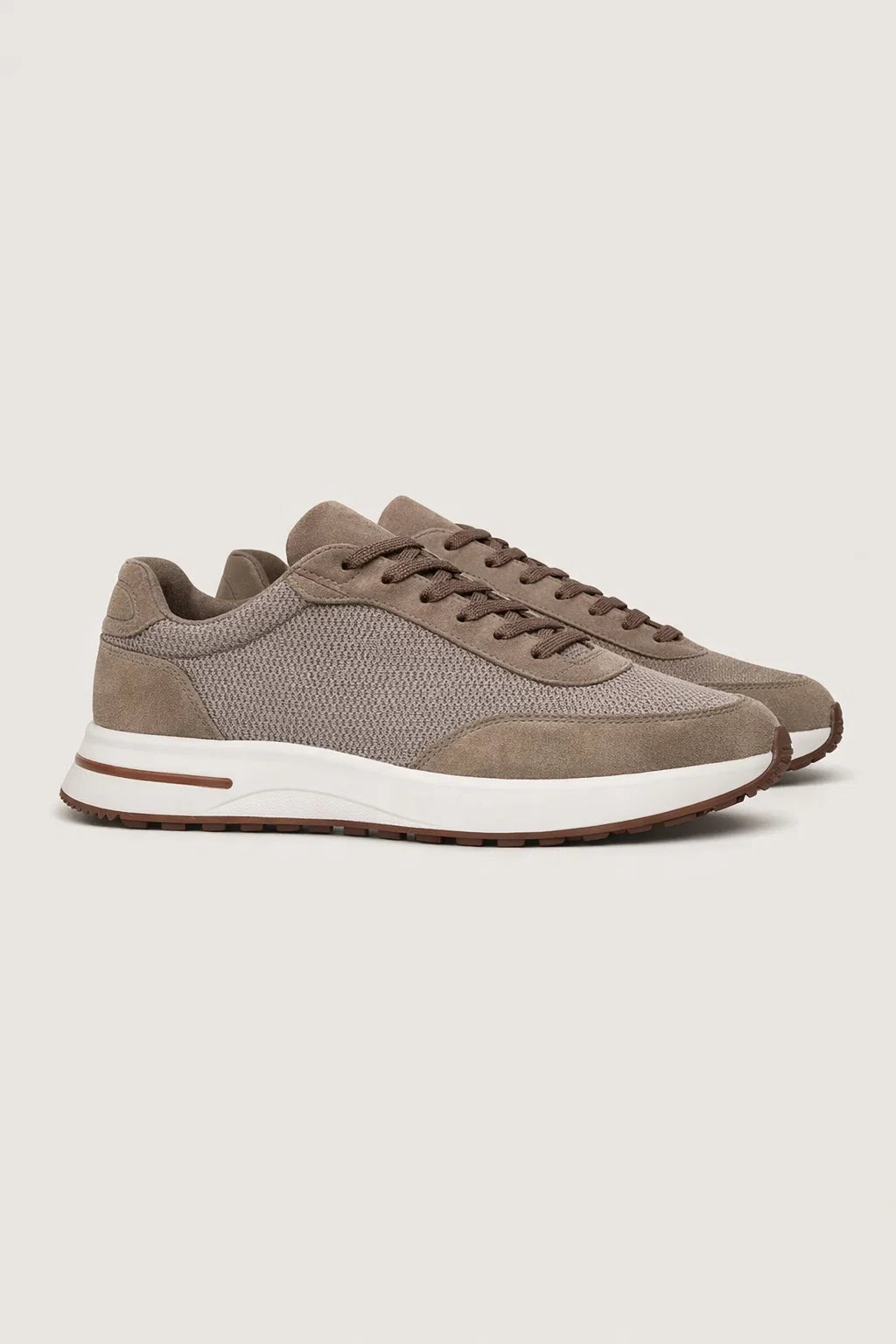 Giuliano Suede City Sneaker Beige